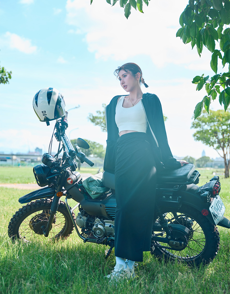 極涼感防曬綁帶長片裙