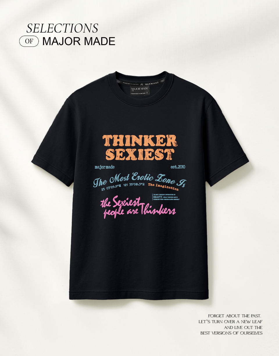 繽紛文字斑駁感短T