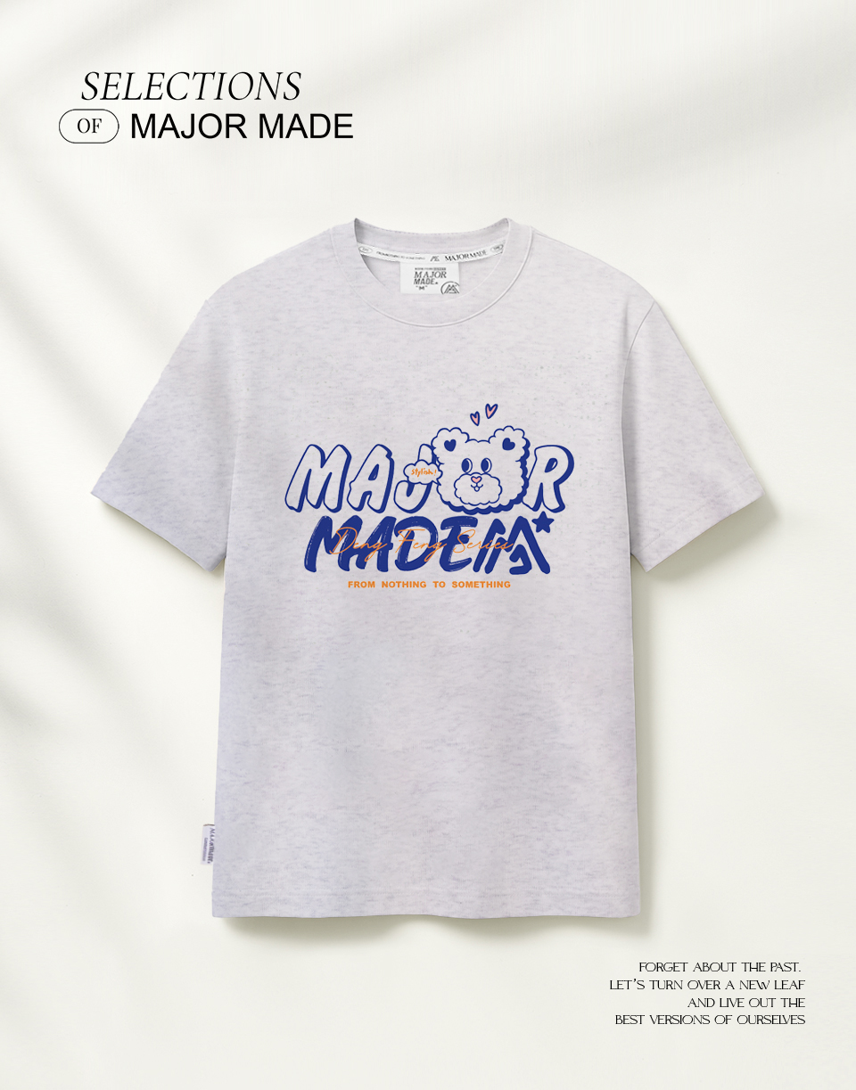 登峰小熊刺繡立體印花T