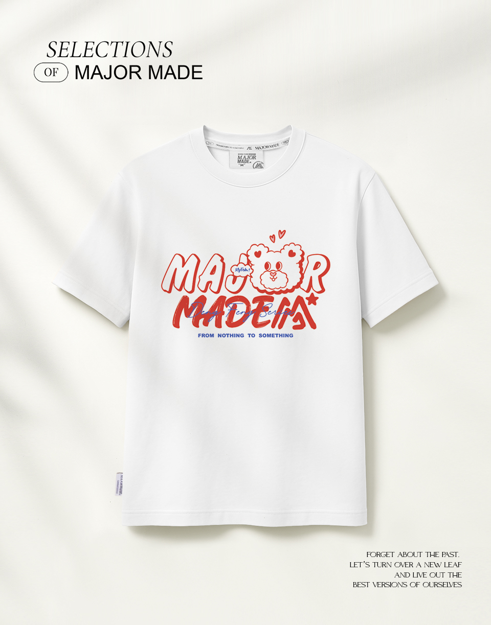 登峰小熊刺繡立體印花T