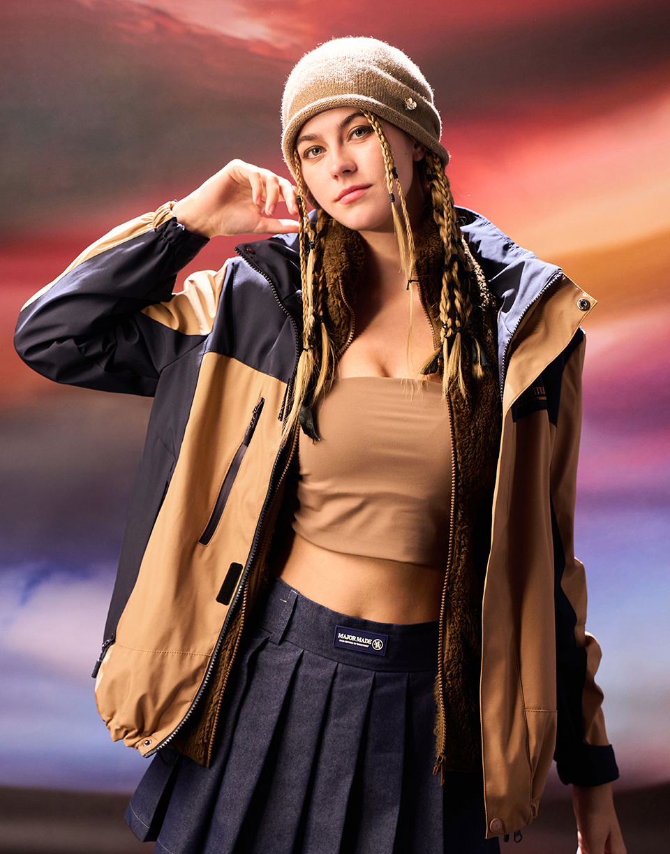 六代多機能登峰外套-拼接/漸層款