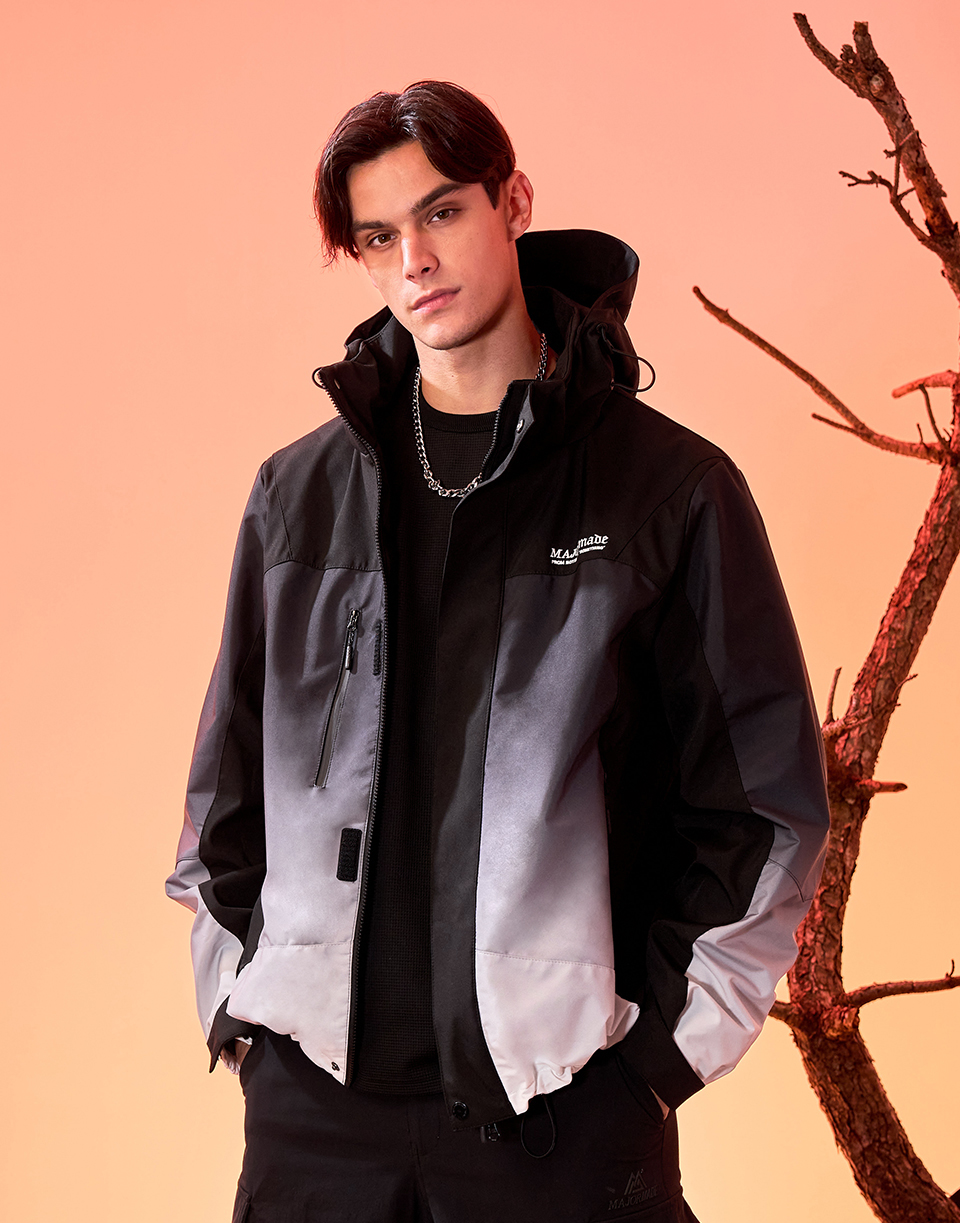 六代多機能登峰外套-拼接/漸層款