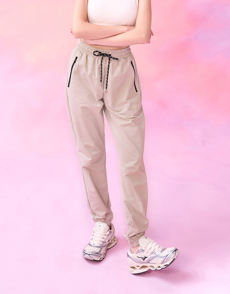 登峰細斜紋機能縮口褲