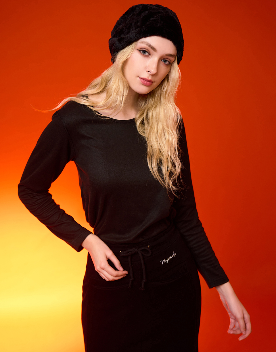 五代禦寒極暖羊絨發熱衣-腰身款