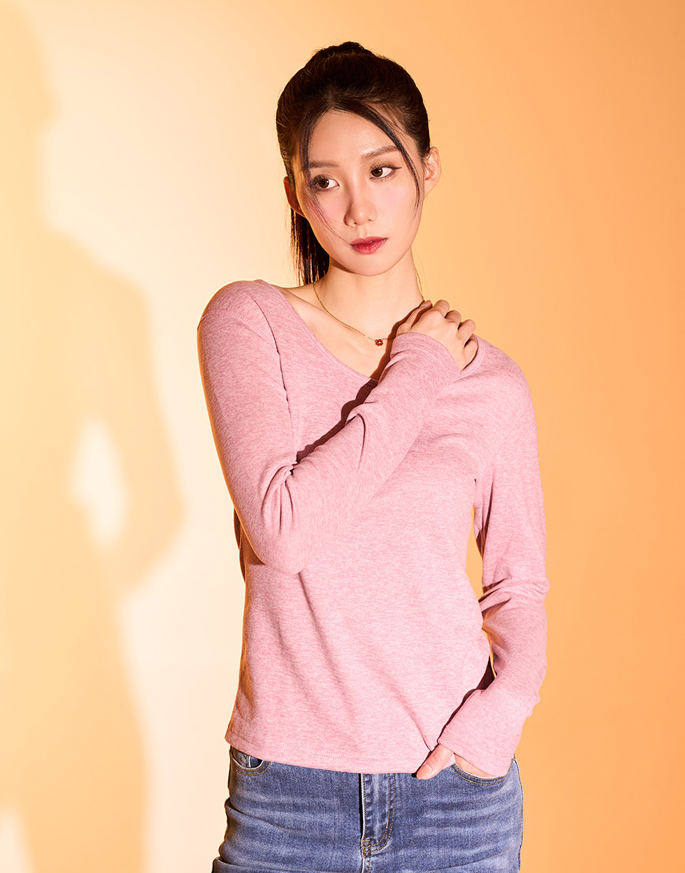 五代禦寒極暖羊絨發熱衣-腰身款