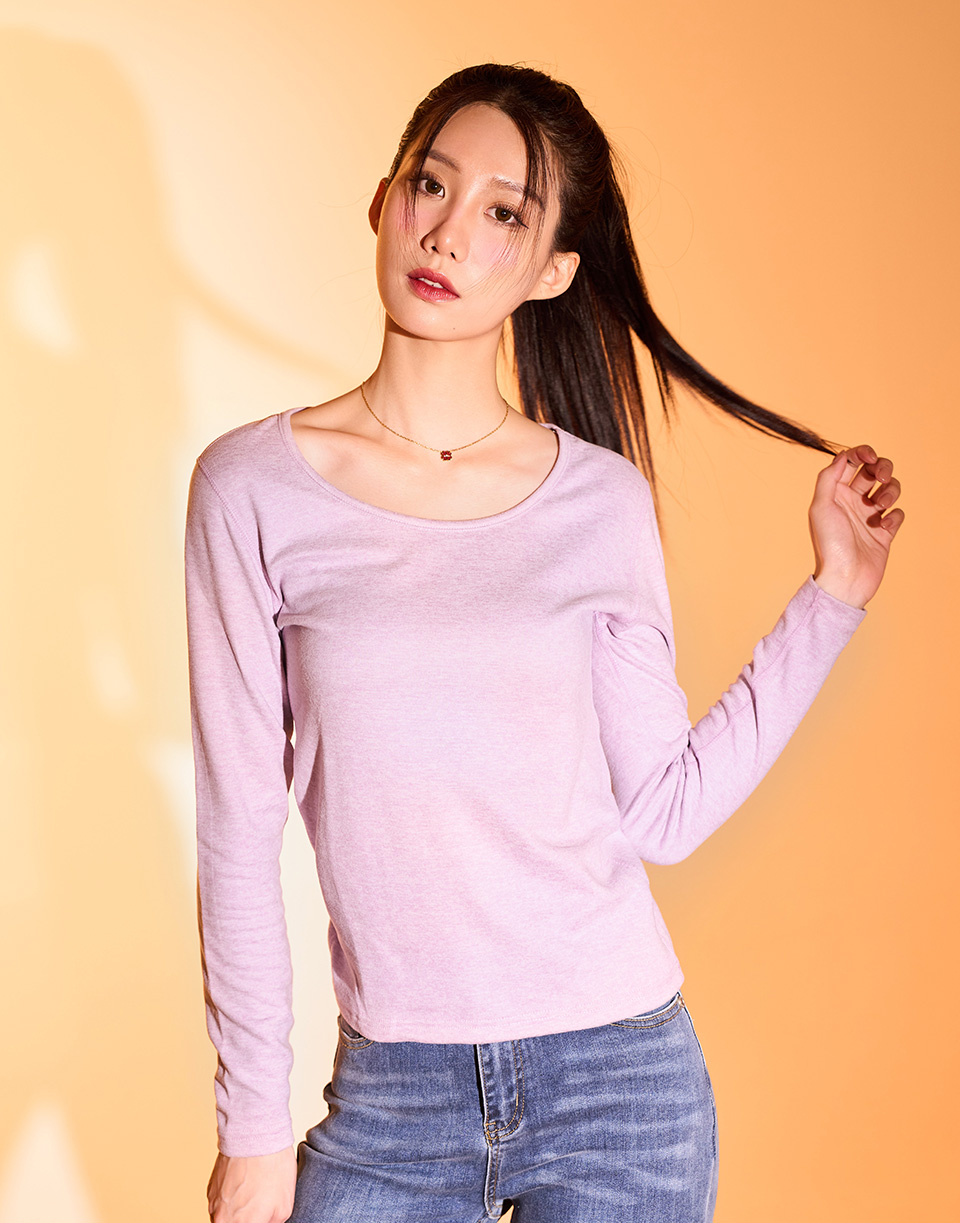 五代禦寒極暖羊絨發熱衣-腰身款