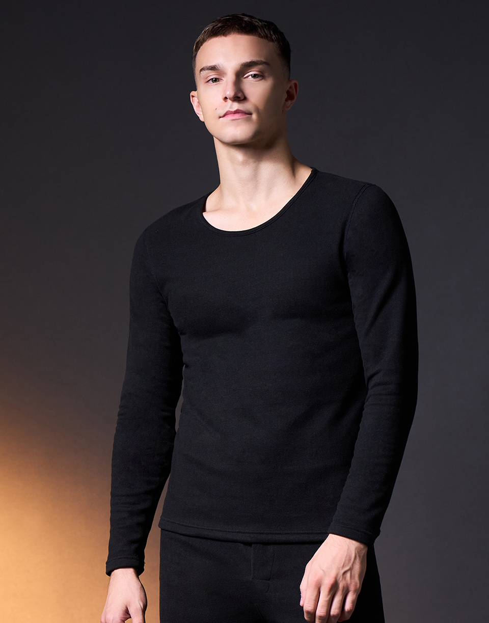 五代禦寒極暖羊絨發熱衣-直筒款