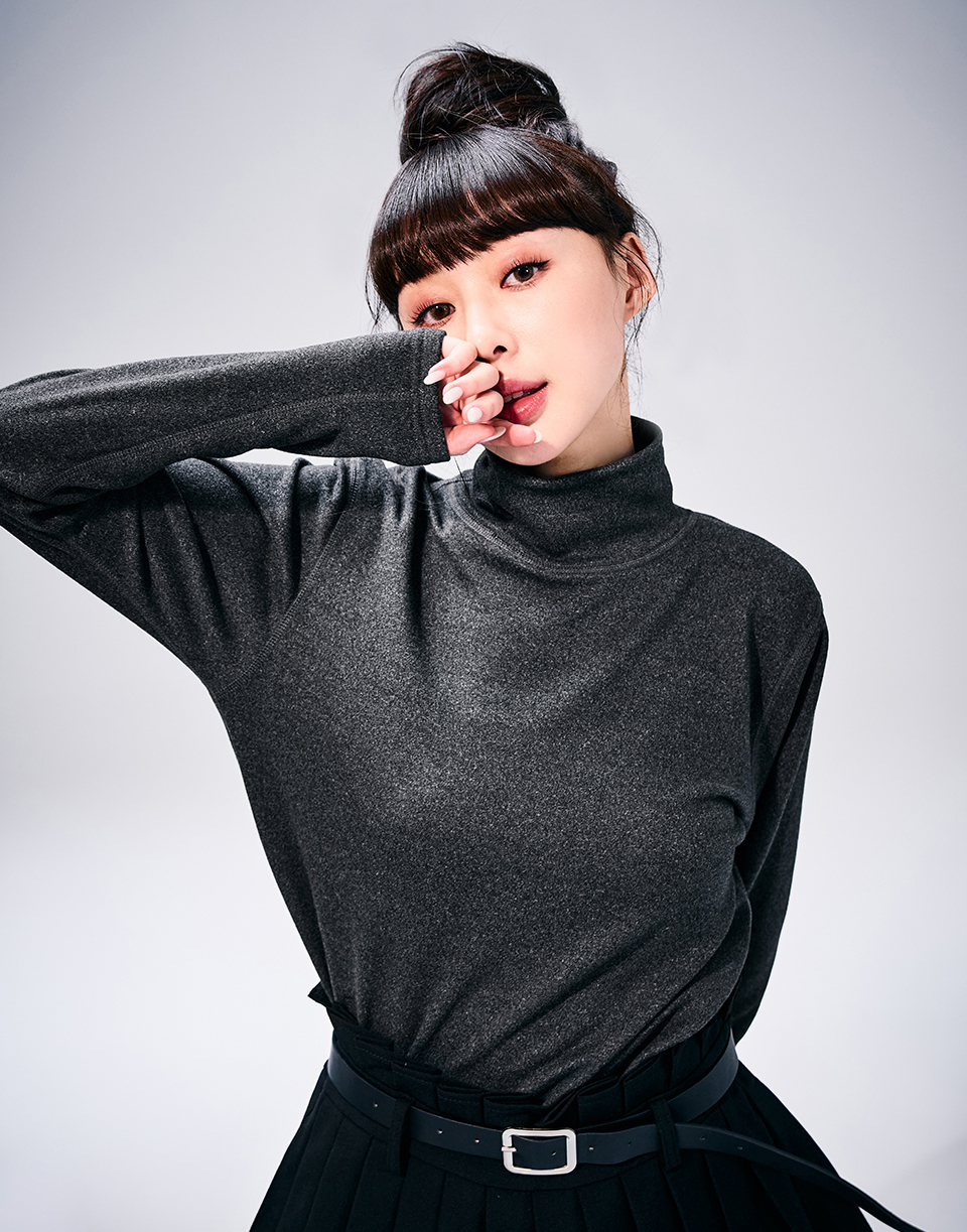 禦寒極暖高領羊絨發熱衣