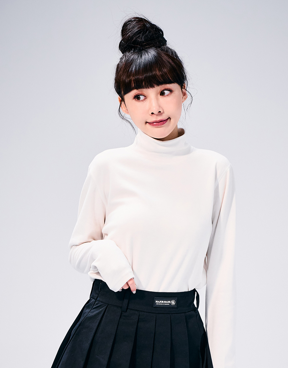 禦寒極暖高領羊絨發熱衣