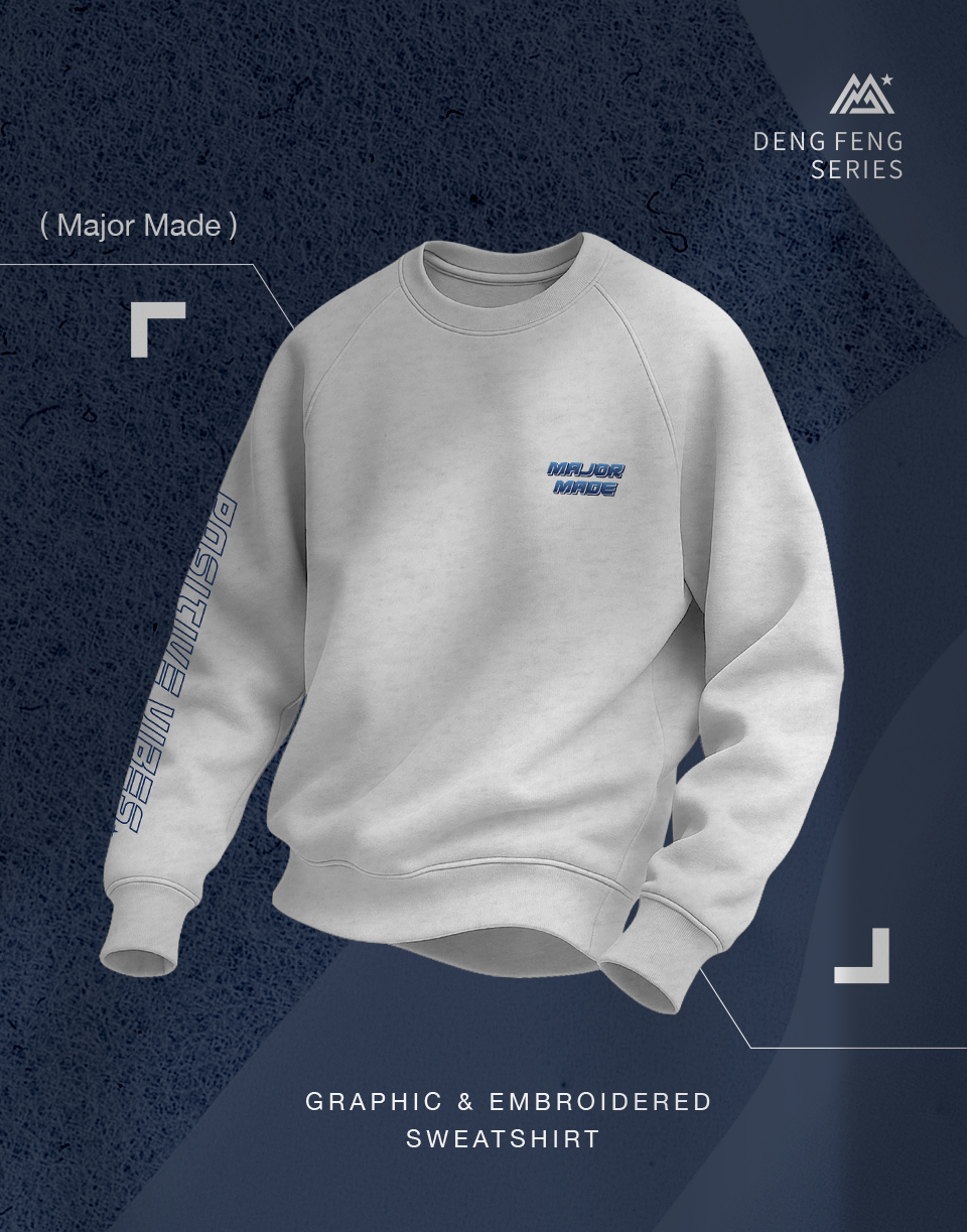 漸層文字火焰大學T