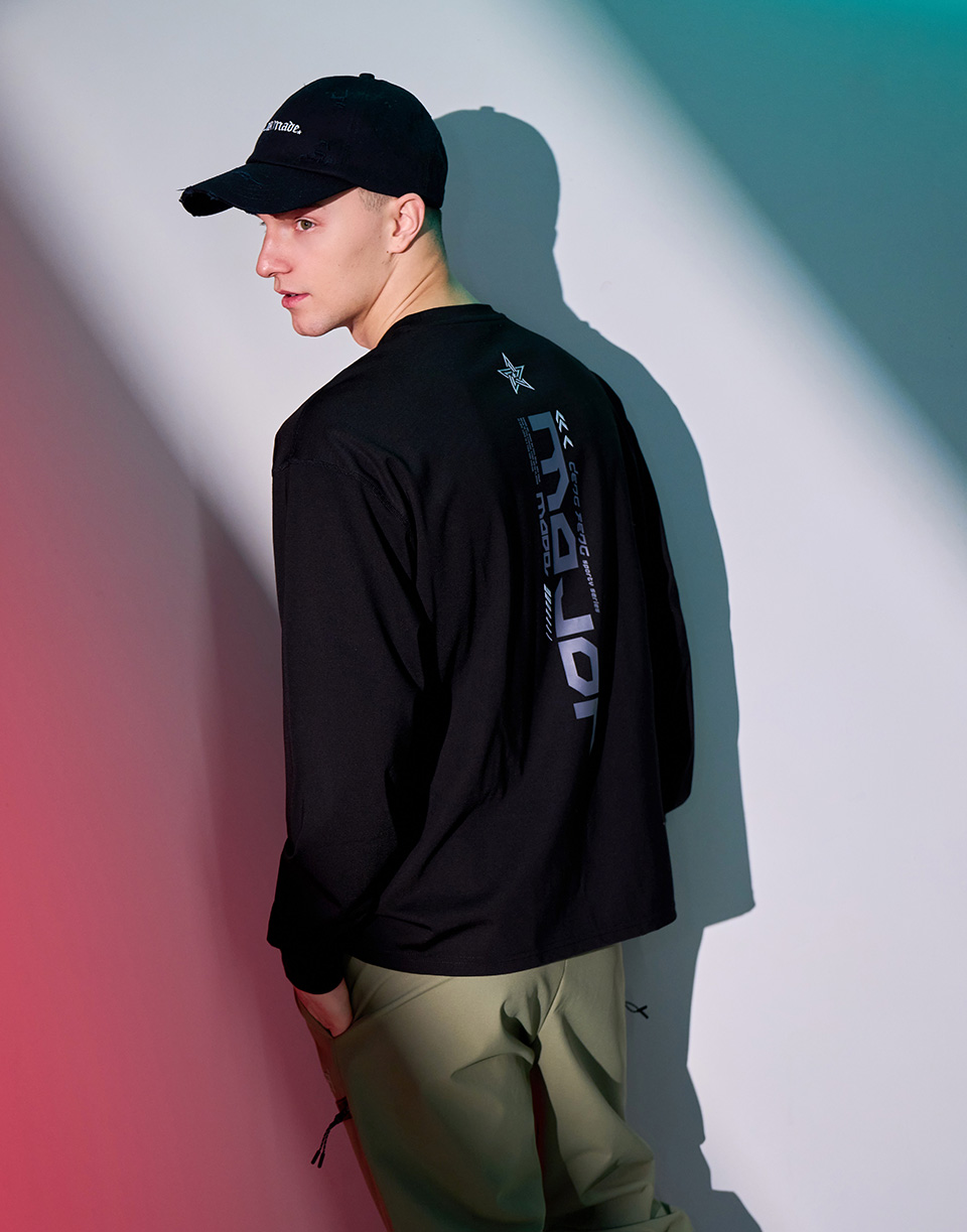 星星字母絲滑機能長T