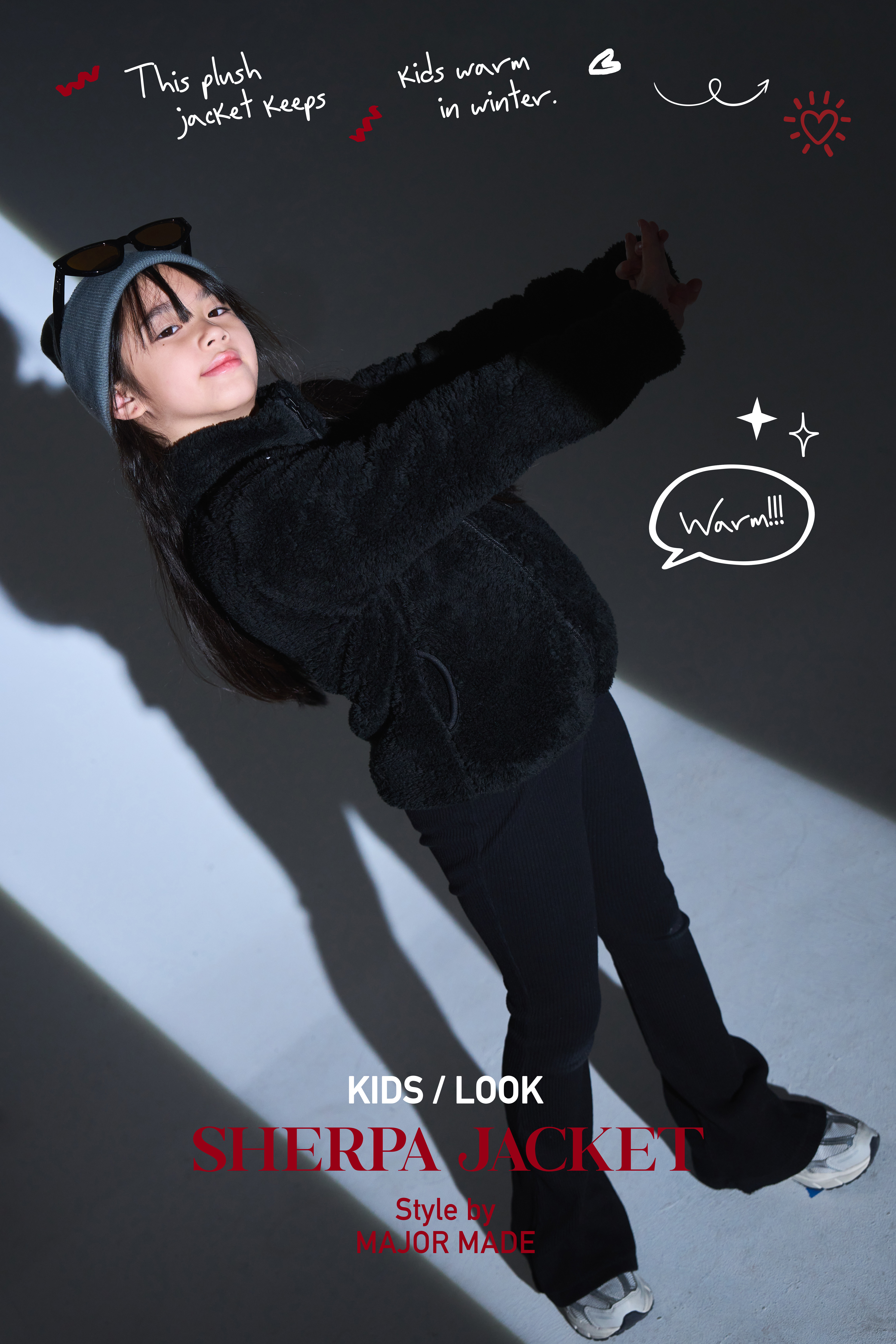 極暖北極絨毛登峰外套-孩童款