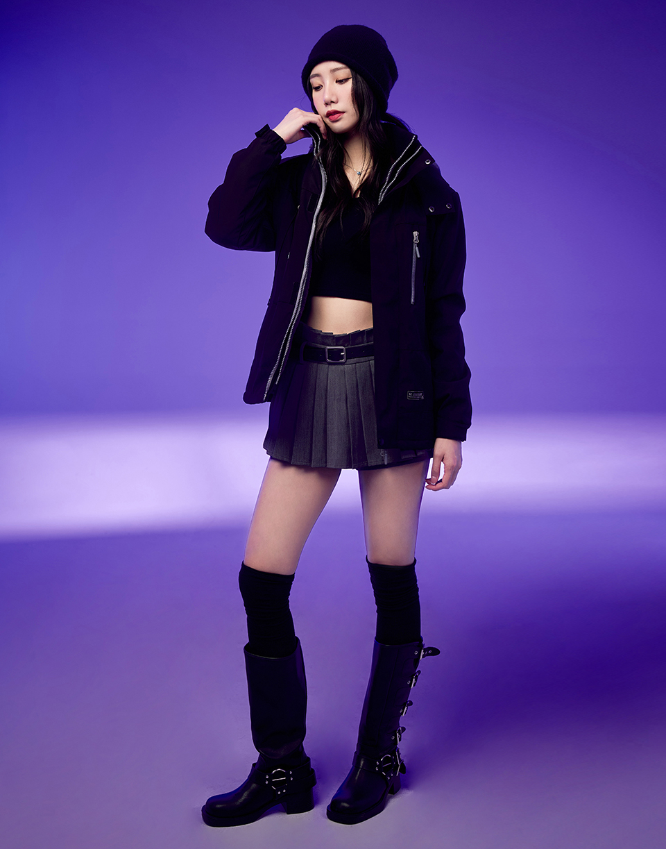 百搭過膝泡泡長襪