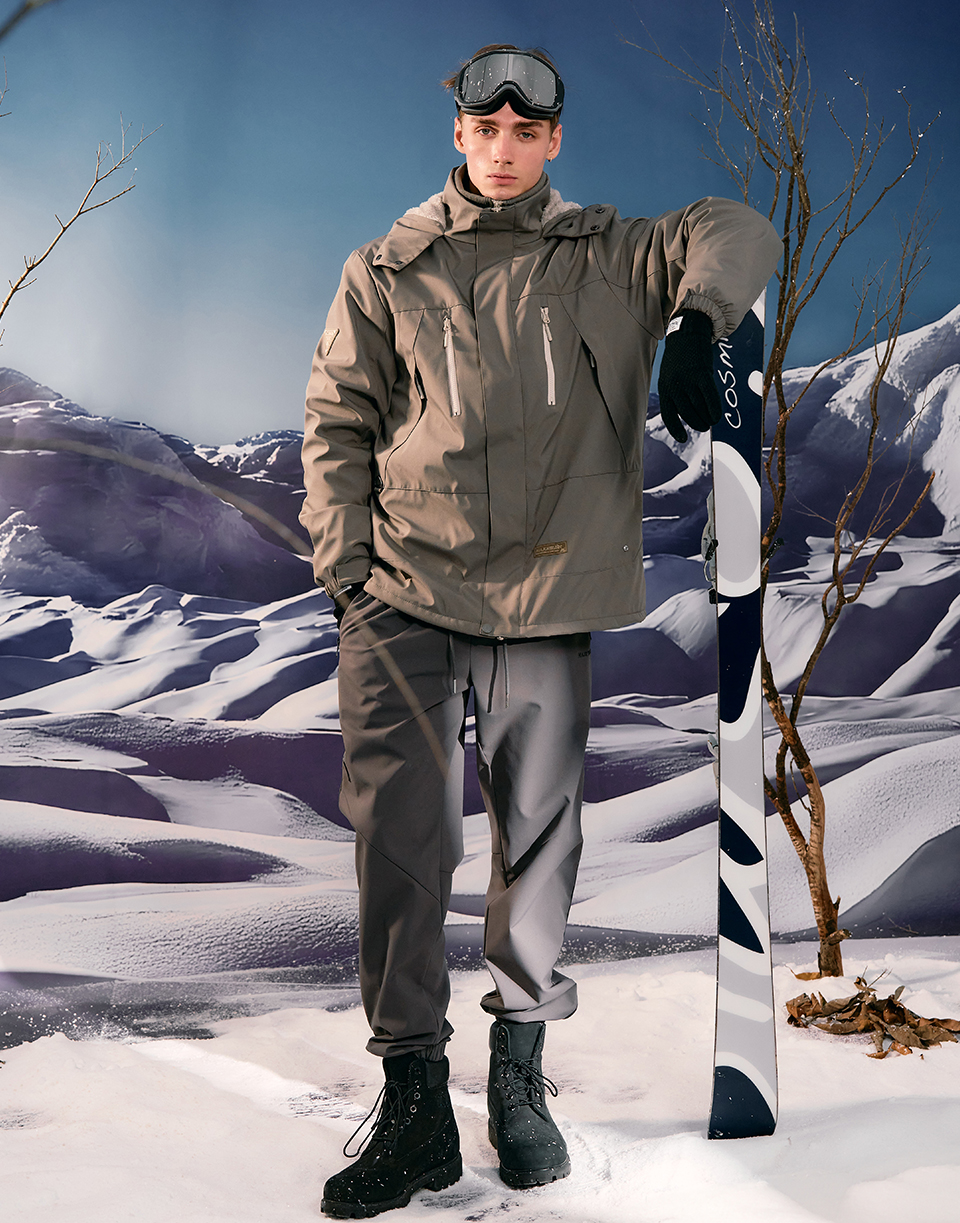 防潑水滾邊登峰褲