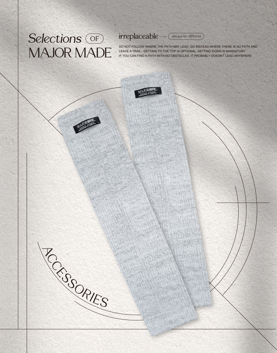 百搭厚實針織襪套