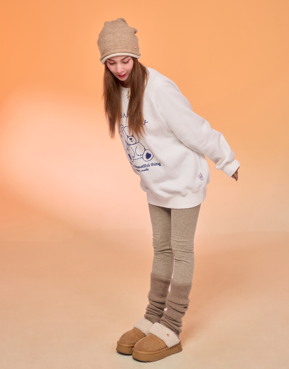 百搭厚實針織襪套