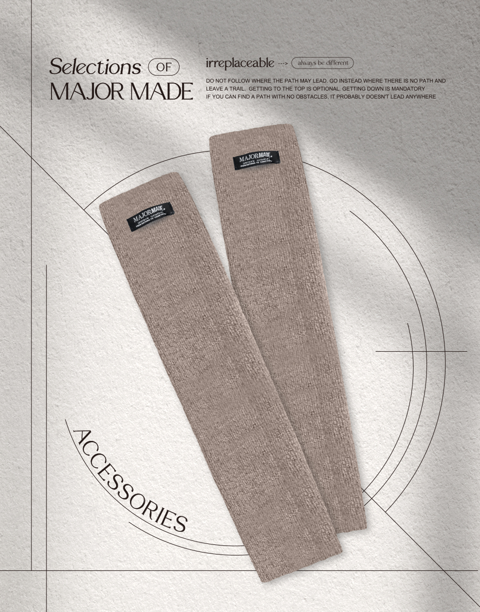 百搭厚實針織襪套