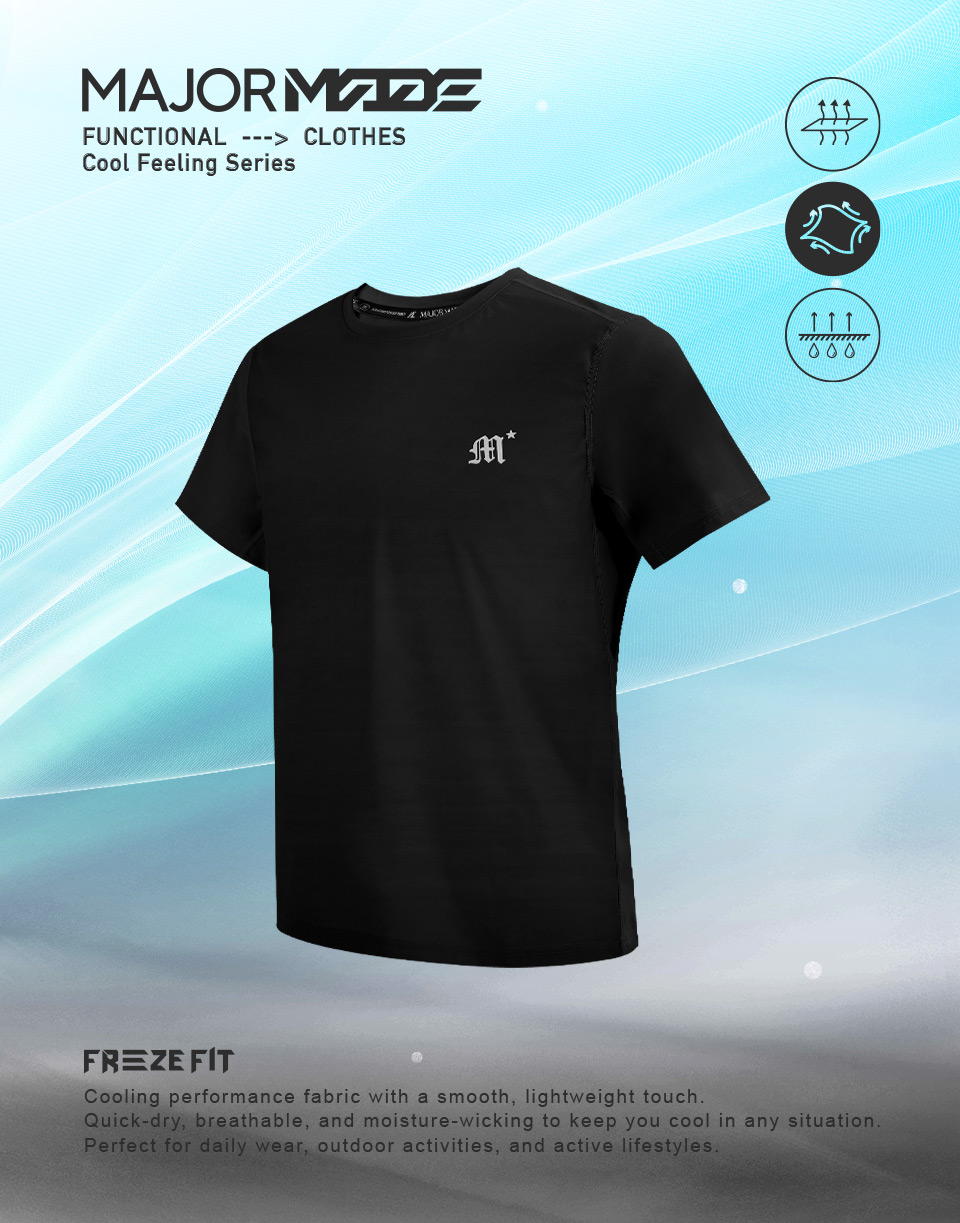 哥德字極涼感機能T