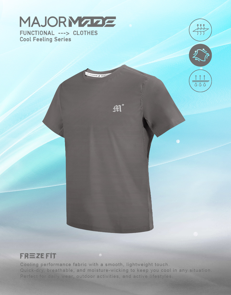 哥德字極涼感機能T