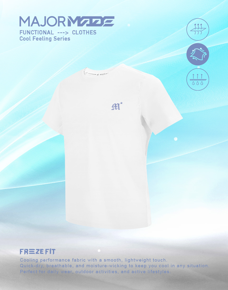 哥德字極涼感機能T