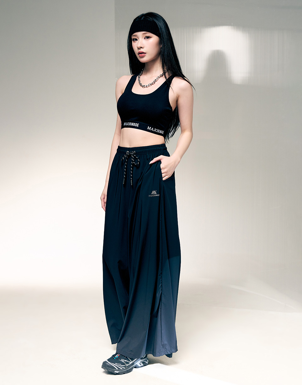 冰絲涼感面膜寬褲