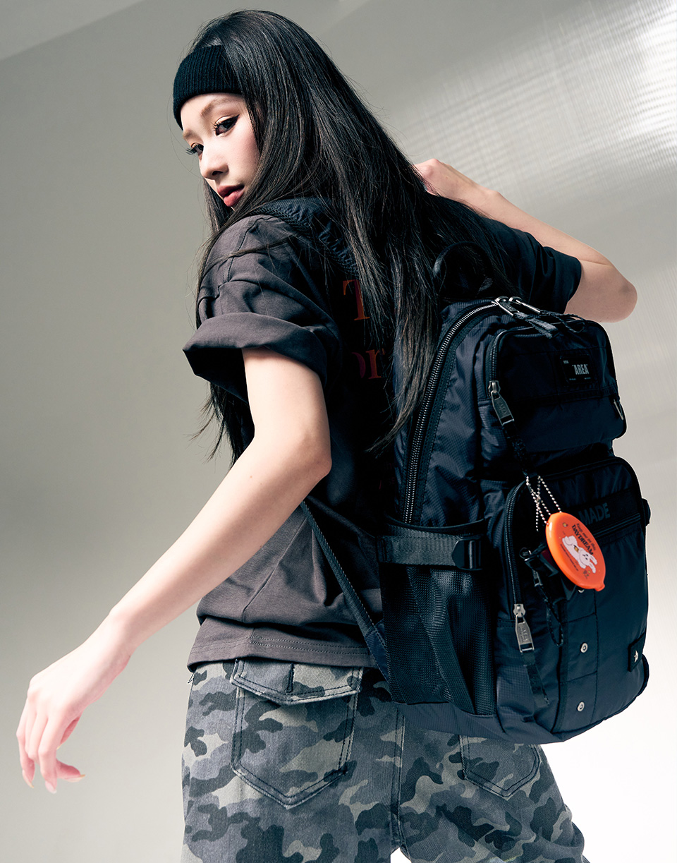 星星釘布章機能後背包