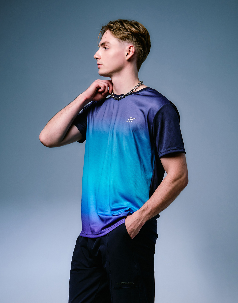 歌德M字機能漸層涼感T