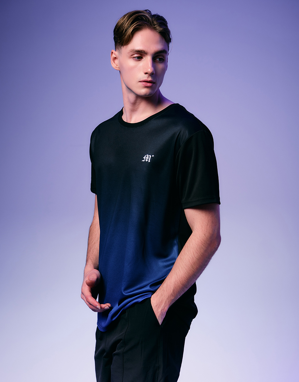 歌德M字機能漸層涼感T