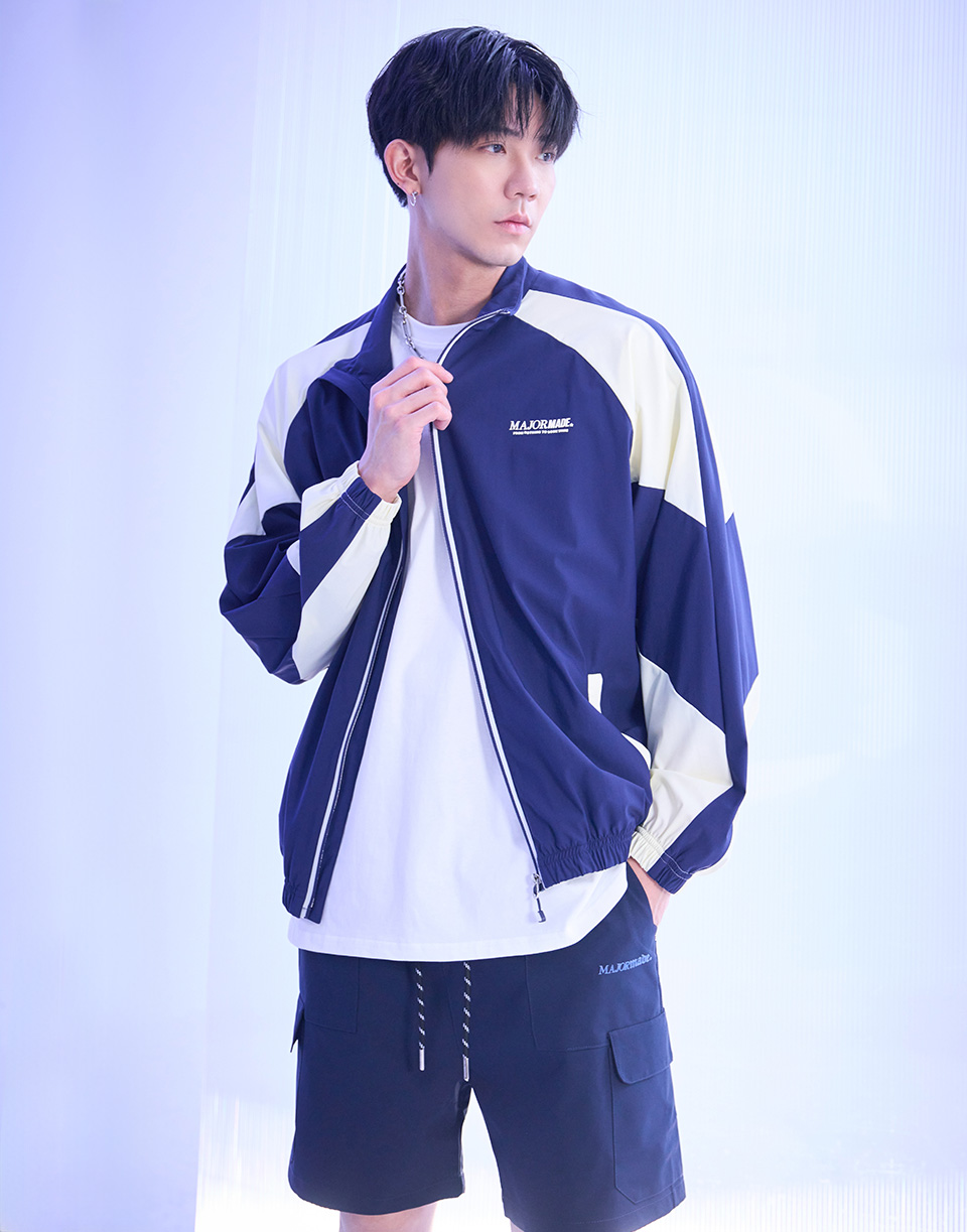 登峰防潑水銀釘工裝短褲