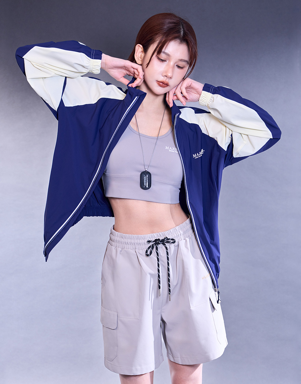 登峰防潑水銀釘工裝短褲