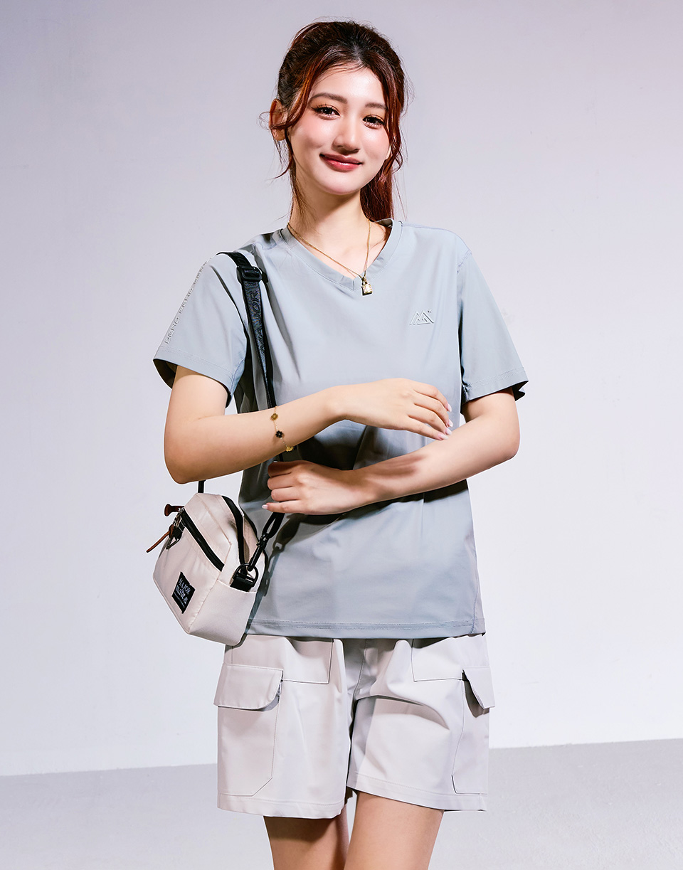 登峰防潑水銀釘工裝短褲