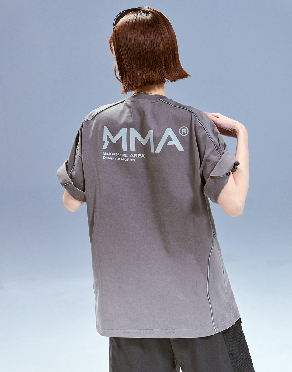 背面大字MMA滾邊短T