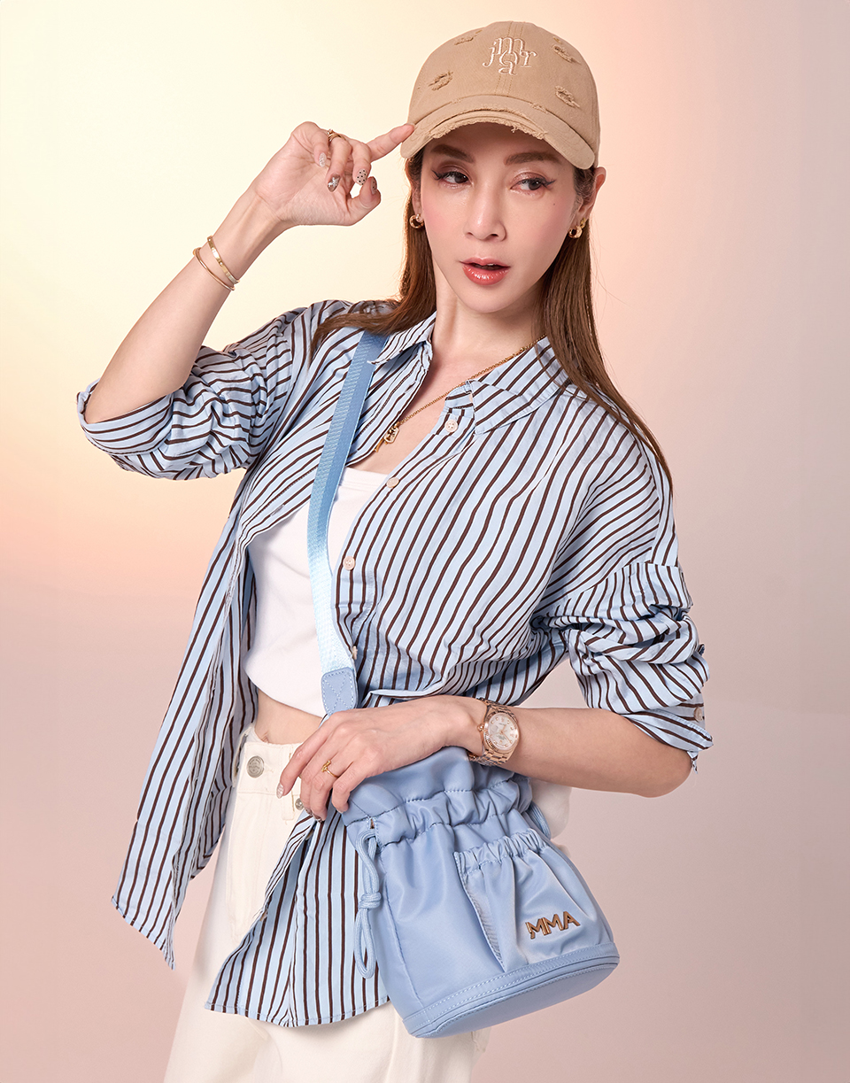 澎澎雲朵抓皺兩用水桶包